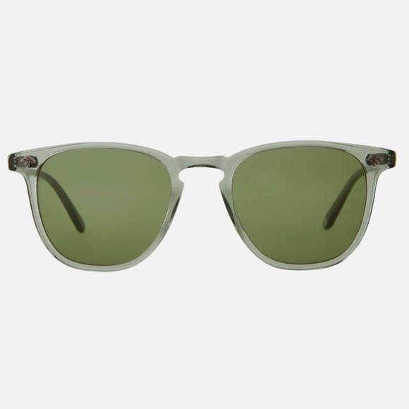 Garrett Leight Sunglasses BROOKS II SUN Juniper Green NWT Premium Glass - Picture 6 of 7
